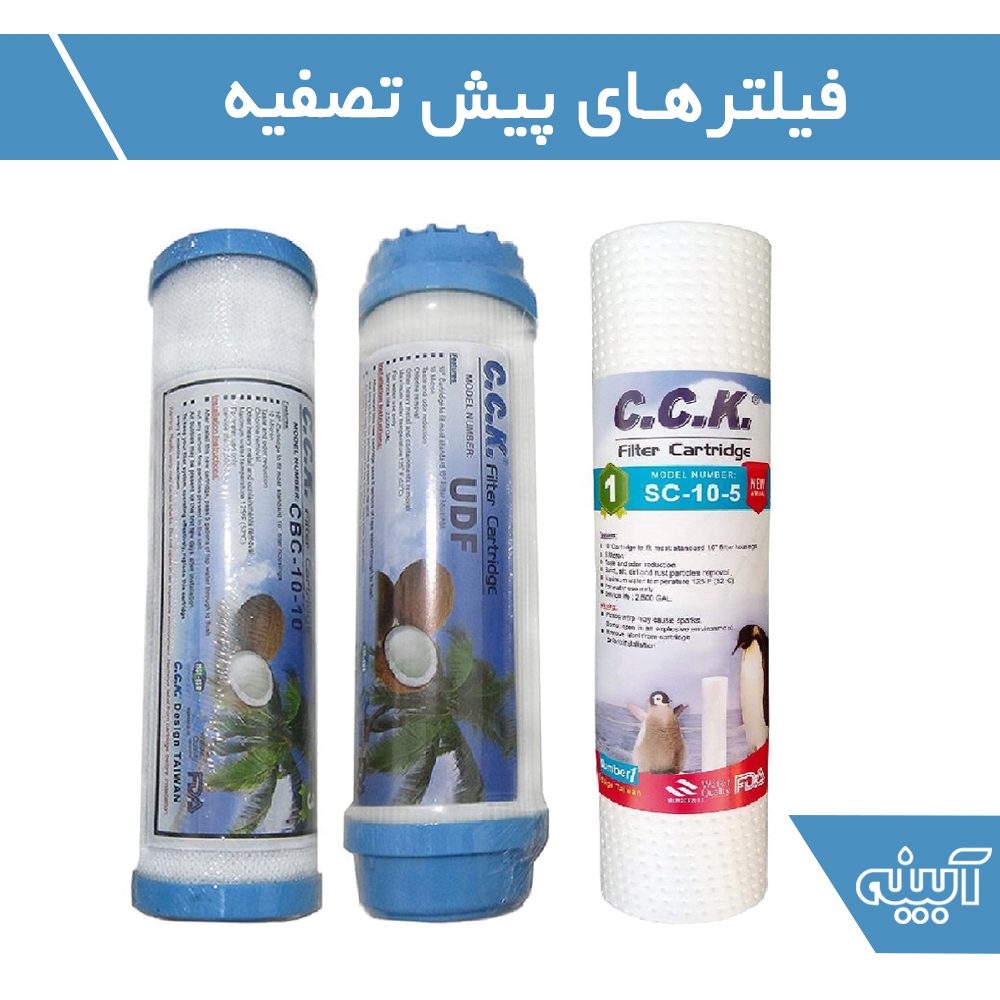 فیلترهای تصفیه آب و طرز کار آن‌ها